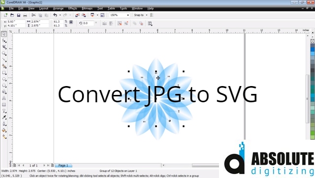 Convert JPG to SVG - Absolute Digitizing